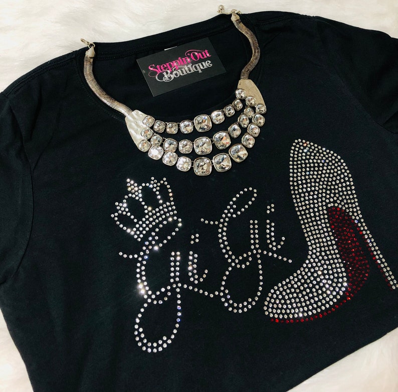 GiGi Bling Rhinestone Shirt - Steppin'Out Boutique