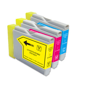 3-Pack COLOR Compatible Ink for Brother LC51
