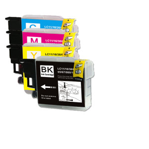 4-Pack Compatible Ink for Brother LC61