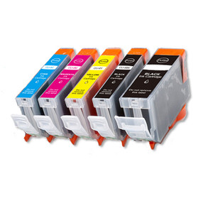 5-Pack Canon CLI-8/PGI-5 Compatible Ink w/ chip