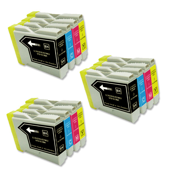 12-Pack Compatible Ink for Brother LC51
