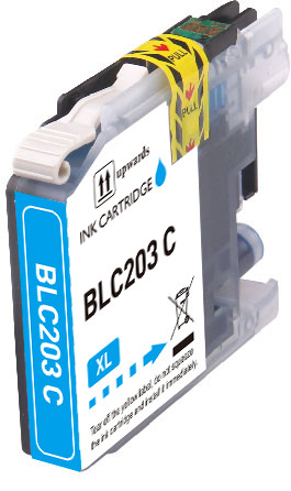 1-Pack CYAN Compatible Ink for Brother LC203 XL