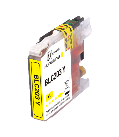 1-Pack YELLOW Compatible Ink for Brother LC203 XL