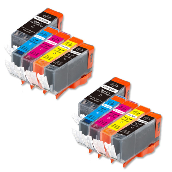 10-Pack Compatible Ink w/ Chip for Canon PGI-220/CLI-221