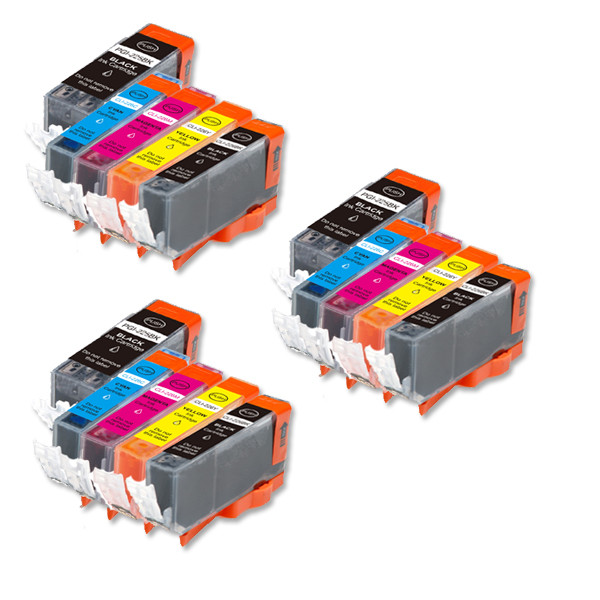 15-Pack Compatible Ink w/ Chip for Canon PGI-220/CLI-221