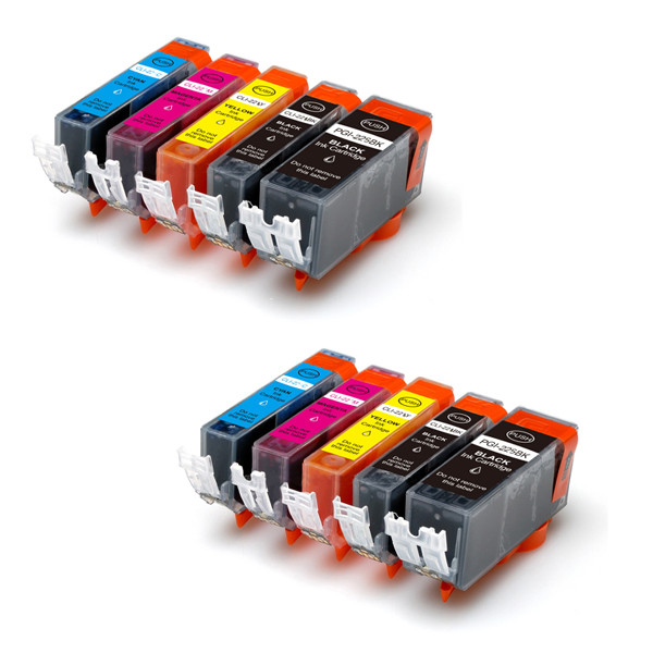 10-Pack Compatible Ink w/ Chip for Canon PGI-225/CLI-226