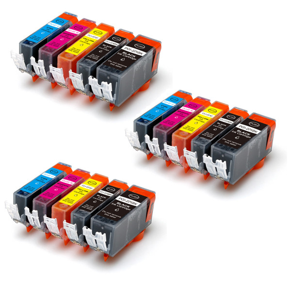 15-Pack Compatible Ink w/ Chip for Canon PGI-225/CLI-226