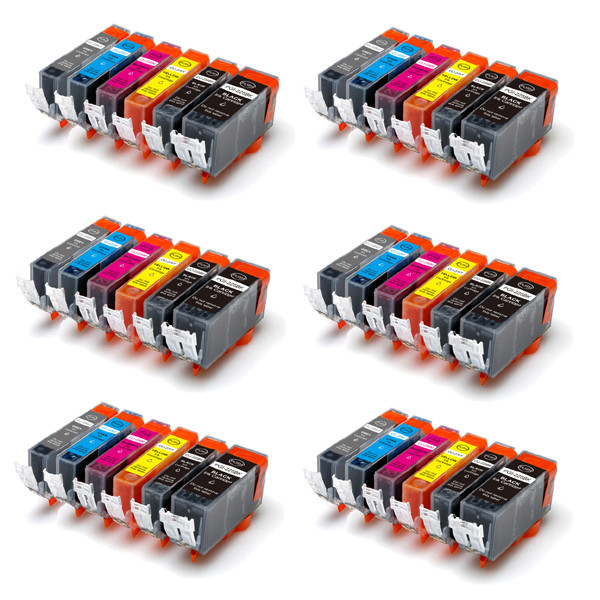 36-Pack Compatible Ink w/ GREY for Canon PGI-225/CLI-226