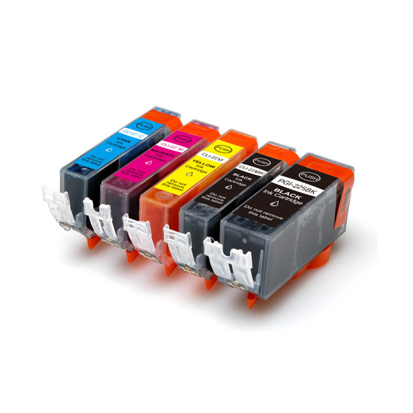 5-Pack Compatible Ink w/ Chip for Canon PGI-225/CLI-226