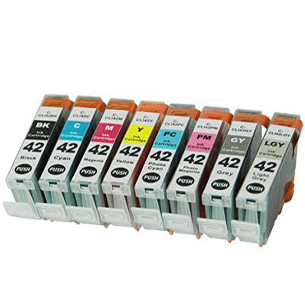 8 Pack Compatible Ink Cartridges for CLI-42
