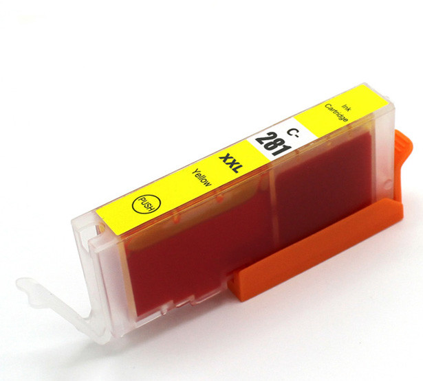1 Pack Yellow Ink Cartridges Compatible for CLI-281XXL