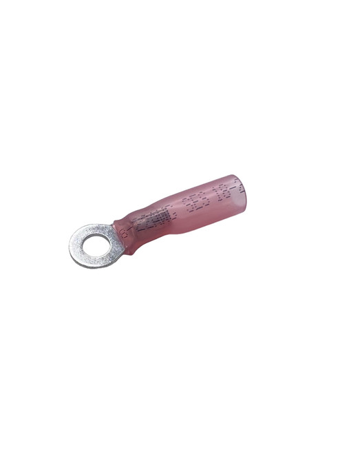 Heat Shrink Ring Terminal -22-18 AWG -#6 Stud Min Quantity Purchase 25 pcs.