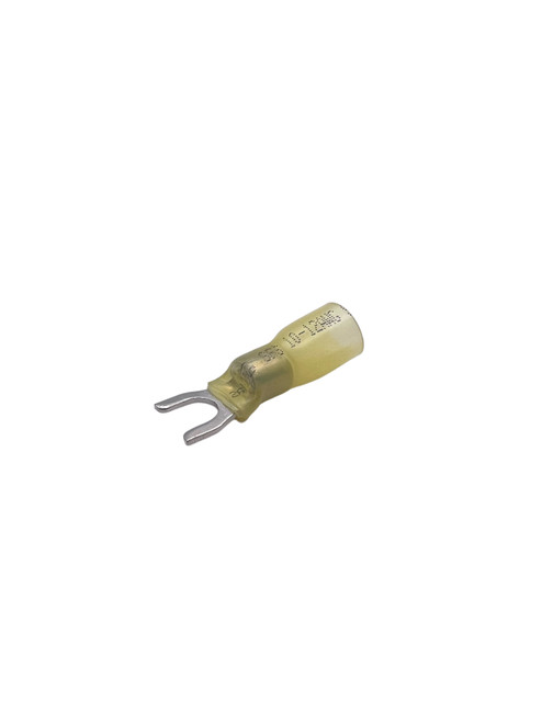 Heat Shrink Spade Terminal -12-10 AWG -#1/4 Stud Min Quantity Purchase 25 pcs.