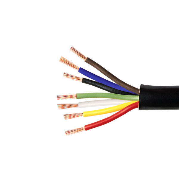 Trailer Cable -6 Wires Of 12 AWG. -1 Wire Of 10 AWG. -500 ft. Roll Min Quantity Purchase 1 pcs