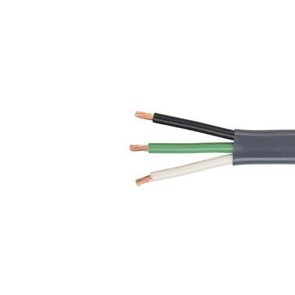 Jacketed Wire -Grey Jacket -3 Wires Of 12 AWG. -500 ft. Roll Min Quantity Purchase 1 pcs