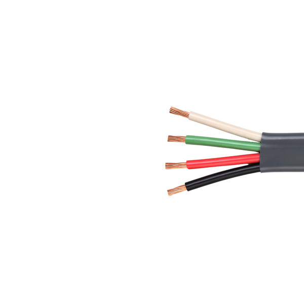 Jacketed Wire -Grey Jacket -4 Wires Of 14 AWG. -500 ft. Roll Min Quantity Purchase 1 pcs