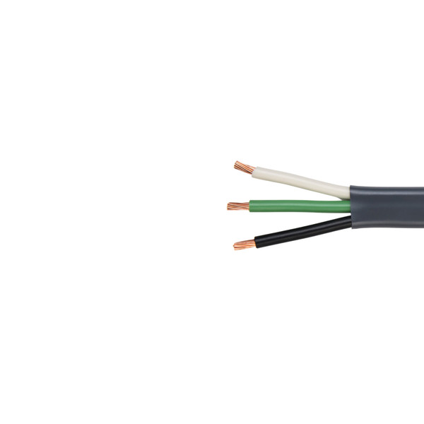 Jacketed Wire -Grey Jacket -3 Wires Of 14 AWG. -1000 ft. Roll Min Quantity Purchase 1 pcs