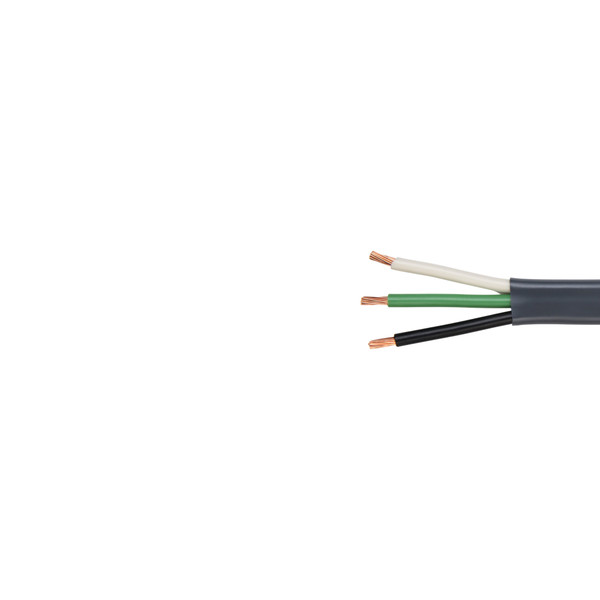 Jacketed Wire -Grey Jacket -3 Wires Of 18 AWG. -100 ft. Roll Min Quantity Purchase 1 pcs