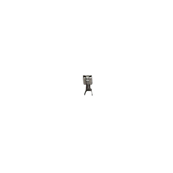 Push On Spade Terminal -20 -14 AWG. -Female Side -3/16" Tab -Non-Insulated -Open Barrel Min 25 Pieces Per Package