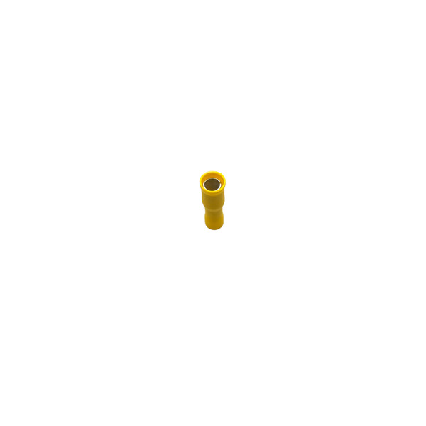 Bullet Terminal -12-10 AWG. -.195 -Female Side  (Receptical)  -Yellow Nylon Min 25 Pieces Per Package