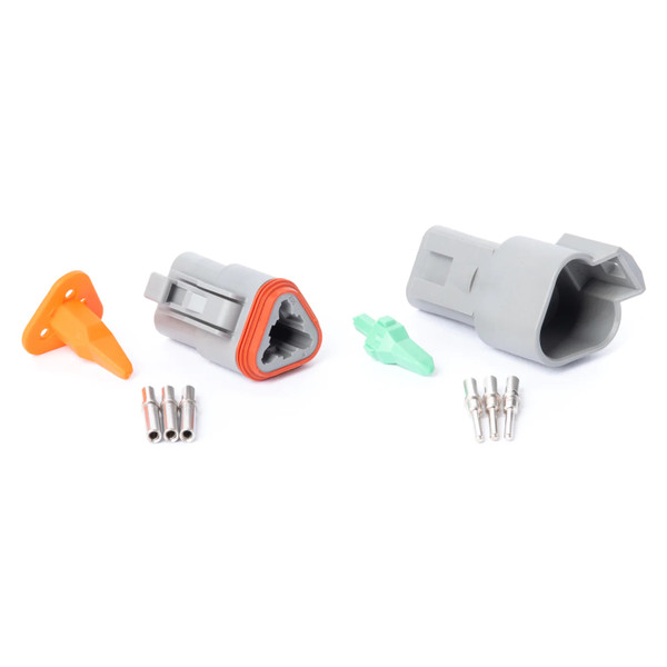 Deutsch Kit  -DT Series -3 Way -Male/Female -Wedge Lock Min Quantity Purchase 1 Pcs. (Images may differ in appearance from the actual product)