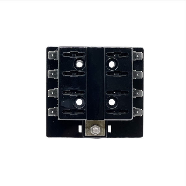 ATO Fuse Block -8 Positions -32 VDC -150 AMP (MAX) -1/4" Spade Push On Min Quantity Purchase 1 pcs.