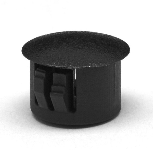Nylon Hole Plug -Black -1/2" Min Quantity Purchase 25 pcs.