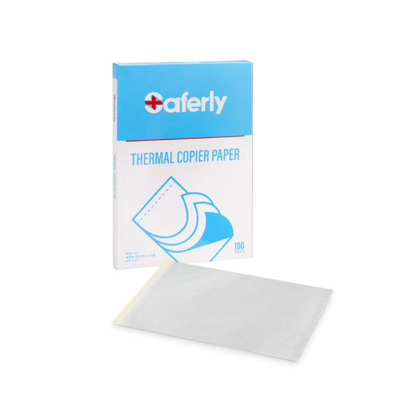 Saferly Thermal Stencil Paper — 8.5" x 11" (100 Sheets)