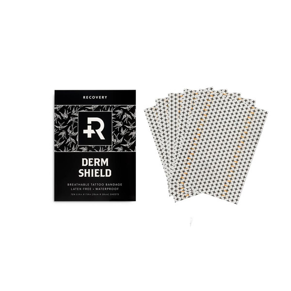 Recovery Derm Shield - 5.9" x 7.9" Sheets (Pack of 10)