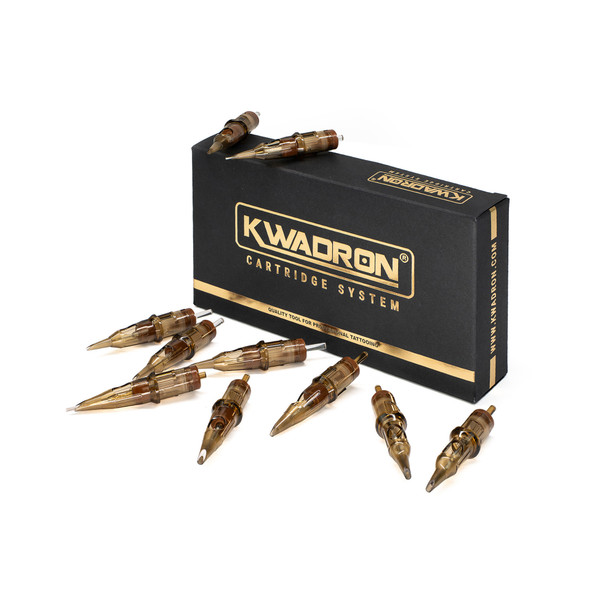 KWADRON Cartridge – Round Shader #12 (0.35mm) Medium Taper (20pcs/box)
