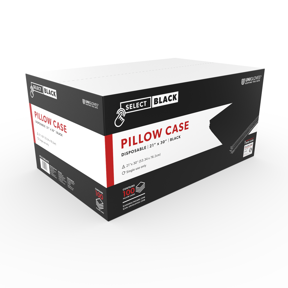Select Black Pillowcases 21" x 30" (100/Case)