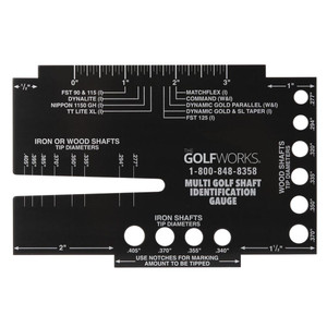 Multi Golf Shaft ID Gauge Multi Golf Shaft ID Gauge