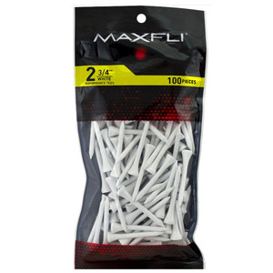 Maxfli 2.75" White Tees-MX172 Maxfli 2.75" White Tees-MX172