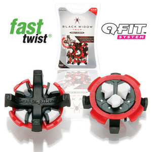 Black Widow Tour Golf Cleats, Q-Fit-PS0008 Black Widow Tour Golf Cleats, Q-Fit-PS0008