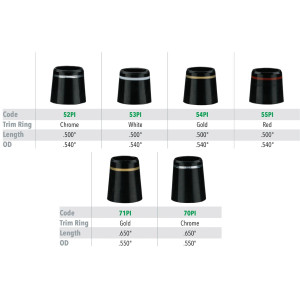 .370" Parallel Iron Ferrules - Trim Ring