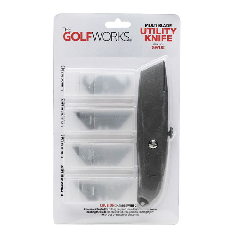 Utility Knife w/Hook Blades-GWUK