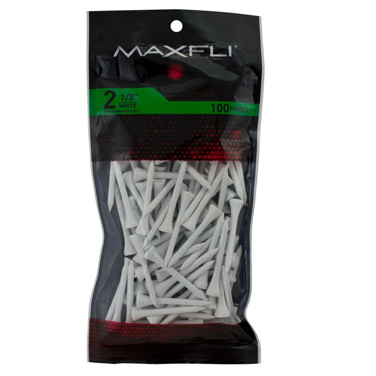 Maxfli 2.125'' White Tees 100-Pack-MX193