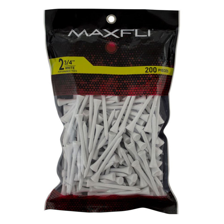 Maxfli 2.75'' White Golf Tees 200-Pack-MX316