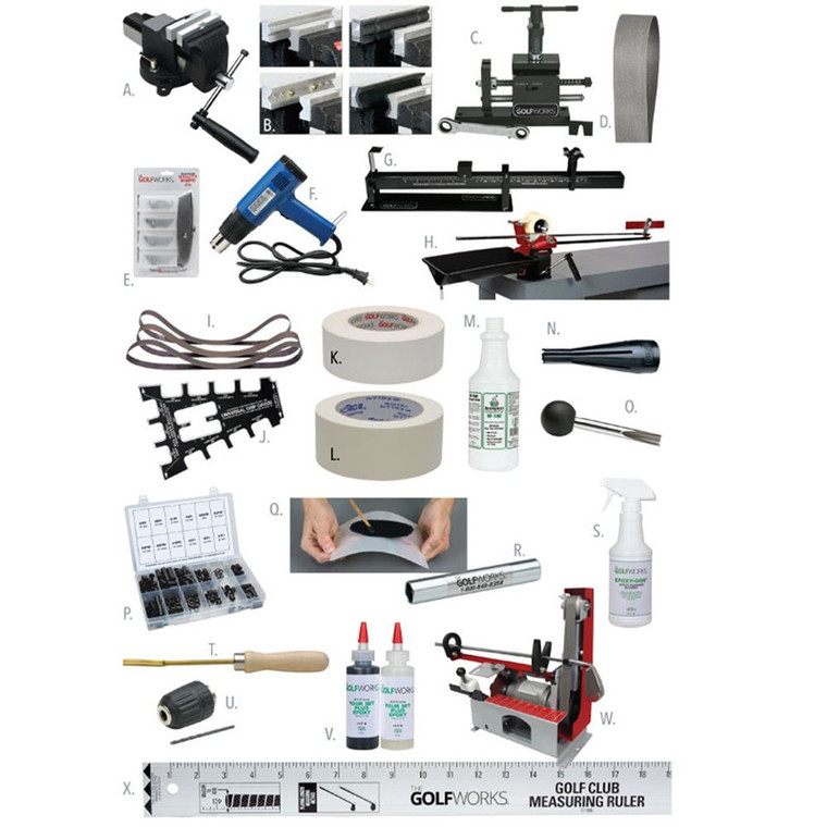 The GolfWorks Tool Shop Set-Up Kit-GW2021