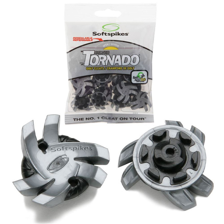 Softspikes Silver Tornado Golf Cleats-PS0066