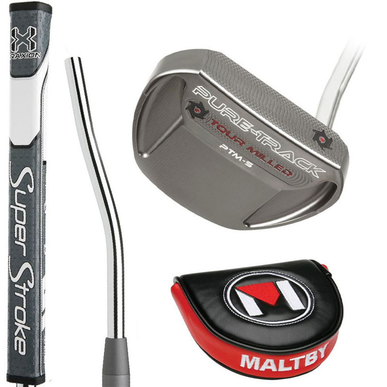 Maltby Pure-Track PTM-5 Putter - Pure-Track SS Shaft