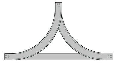 57A Series Aluminum Vertical Tee DUp Fitting