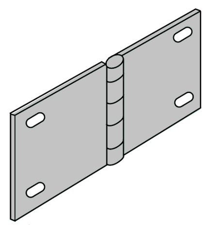 266 Series Horizontal Adj Splice Plate Pre-Galvanized