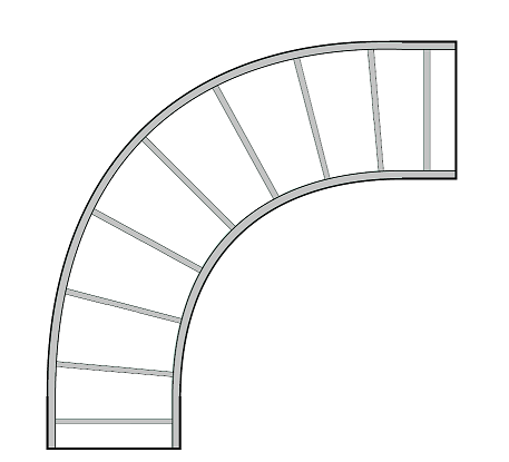 266 Series  Steel Horizontal Bend Fitting