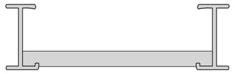 34A Series  Ladder Aluminum Ladder Straight Section