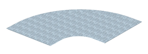 67A Series  Aluminum Horizontal Bend Fitting Flat Fitting Cover