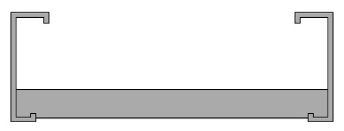 346 Series  Expanded Metal Stainless Steel Ladder Straight Section