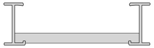 34A Series  Expanded Metal Aluminum Ladder Straight Section