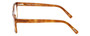 Side View of Eyebobs Full Zip Designer Reading Glasses Light Brown Gold Tortoise Crystal 57mm