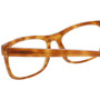 Close Up View of Eyebobs Full Zip Designer Reading Glasses Light Brown Gold Tortoise Crystal 57mm